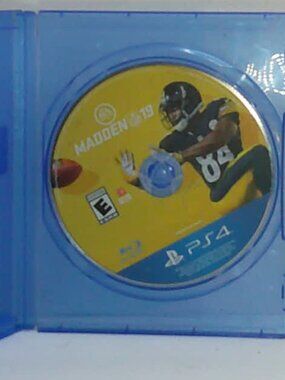Madden NFL 19 PS4 disc scratches no cover